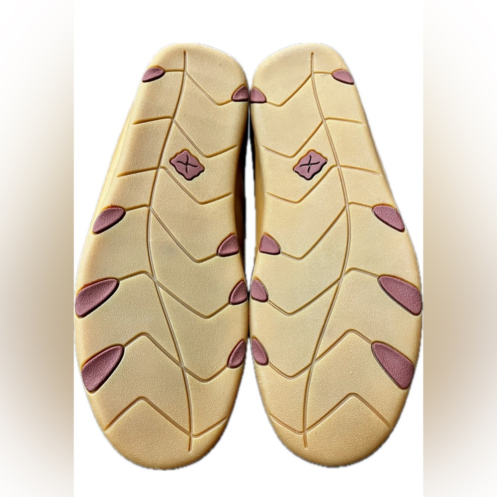Twisted X Tan Moccasin-Style Loafers Slip/on Leather Tan Slippers Womens 11 - Picture 3 of 14
